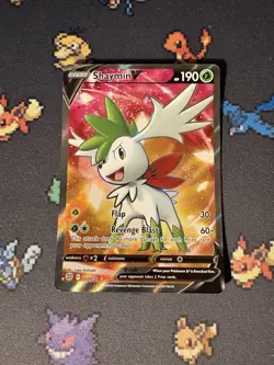 Pokemon Cards Shaymin V 152/172 Full Art Ultra Rare Brilliant Stars - (NM) - Image 1