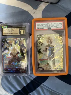 Dragon Ball Super Cards Slabs Vegeta BT11-066 PSA 10 Goku P-553 CGC Pristine 10 - Image 1
