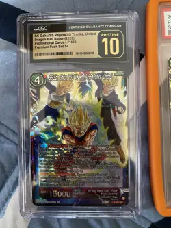 Dragon Ball Super Cards Slabs Vegeta BT11-066 PSA 10 Goku P-553 CGC Pristine 10 - Image 2