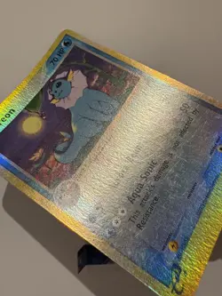 Pokemon TCG Vaporeon Reverse Holo 25 Sandstorm Set Rare E Series Vintage Card LP - Image 4