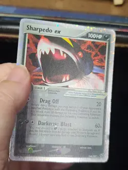 Sharpedo ex 2005 104/107 Holo Rare Pokemon Trading Card - Image 5