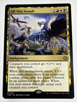 All-Out Assault #167 Mythic Regular #167 NM Tarkir: Dragon Storm MTG - Image 1