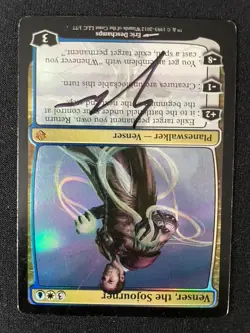MtG Venser, the Sojourner Venser v Koth w/Emblem Foil Signed Autographed LP - Image 3