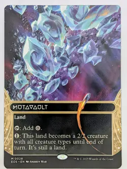 Mutavault (Borderless) (EOS 0028) Edge of Eternities: Stellar Sights (Regular) - Image 1