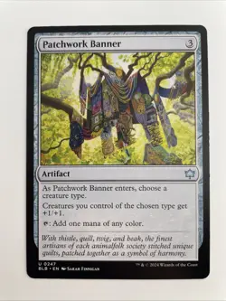 Patchwork Banner Bloomburrow Regular - Image 1