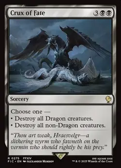 Crux of Fate Regular - Final Fantasy Commander MTG-NM - Image 1