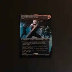Cloud's Buster Sword - Umezawa's Jitte (Rainbow Foil) Secret Lair Drop Foil - Image 1