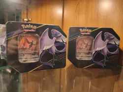 x2 Crown Zenith Galarian Articuno LARGE Tins Pokemon Factory Sealed(1 WITH TARE) - Image 1