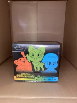 Sealed Scarlet & Violet Paldea Evolved Pokemon Center ETB - Image 1