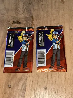 Pokemon Prisma Metal Evolutions Sticker Packs 2 Sealed - Image 2