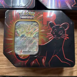 3x Pokemon Team Rocket Nidoking Persian MewTwo Tins New Sealed - Image 4