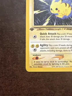Pikachu 70/111 1st Edition LP Pokemon TCG Neo Genesis - Image 5