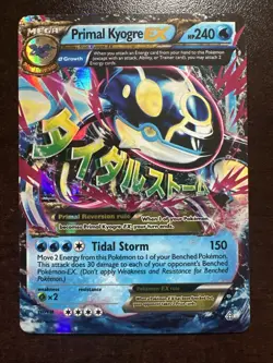 Primal Kyogre EX 55/160 LP Pokemon TCG XY Primal Clash Ultra Rare - Image 1