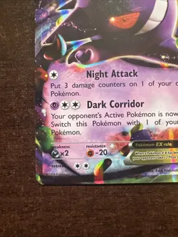Gengar EX 34/119 LP Pokemon TCG XY Phantom Forces - Image 5