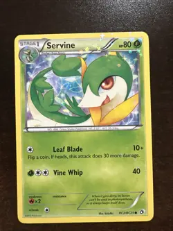 Servine RC2/RC25 NM Pokemon TCG Legendary Treasures Radiant Collection - Image 1