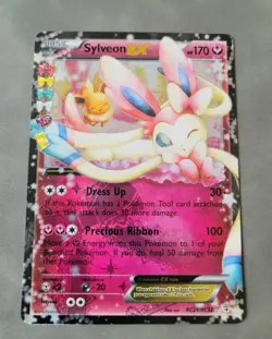 Sylveon EX RC21/RC32 XY Generations Radiant Collection Pokemon Holo Foil LP - Image 1