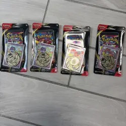 Pokemon TCG Mega Evolution Single Pack Blisters Drifloon And Drifblim X 4 - Image 1
