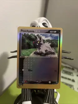 Pokemon TCG Poochyena 63/109 EX Ruby Sapphire Reverse Holo Rare NM - Image 1