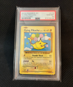 2016 POKEMON FLYING PIKACHU XY EVOLUTIONS 110/108 PSA 10 Secret Rare - Image 3