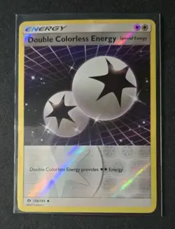 HP Double Colorless Energy 136/149 Pokemon Sun & Moon Base Set - Image 1
