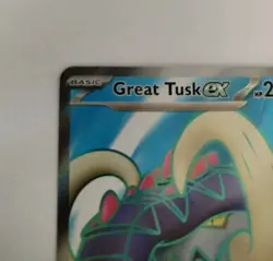 Great Tusk ex 230/198 Secret Rare Pokemon TCG SV01 - Scarlet & Violet Base set - Image 4