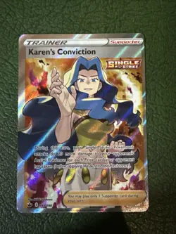 Pokemon TCG Karen's Conviction - Foil !Misprint! - Image 1