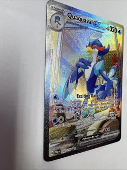 Pokemon TCG Paldea Evolved Quaquaval Ex 260/193 Special Illustration Rare SIR - Image 2