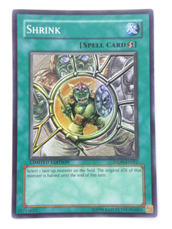 Yugioh / Shrink / STON-ENSE2 / Super Rare / Limited Edition / (MP-LP) - Image 1