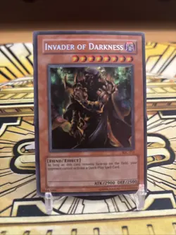 Yugioh Invader of Darkness IOC-111 Secret Rare - Image 1