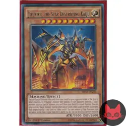 Yugioh Jizukiru, the Star Destroying Kaiju MP16-EN235 Rare 1st Edition NM - Image 1