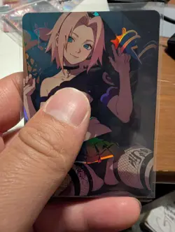 Naruto Sakura Goddess Sexy Anime Waifu Doujin Foil Girls Adult Art Card - Image 1