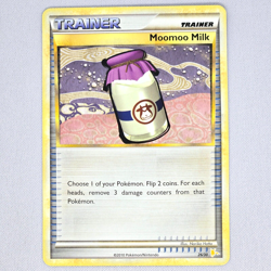 Moomoo Milk 26/30 HGSS Trainer Kit Gyarados & Raichu Pokemon Card TCG English LP - Image 1