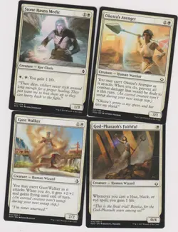 HUMAN WIZARD WARRIOR WHITE DECK 40 CARDS N-MINT MTG MAGIC NEW B-53 - Image 1