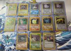 Pokemon Card Lot Of 13 Vintage WOTC Holos HP-LP - Image 1