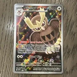 Pokemon TCG Noctowl #141 Promo Card Stellar Crown ETB, NM/MT Condition - Image 1