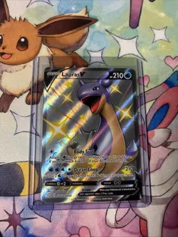 Pokemon TCG Lapras v Shining Fates Holo Rare Card SV110/SV122 NM Condition - Image 3