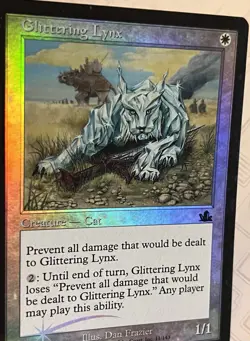 MTG Glittering Lynx FOIL - Prophecy #11/143 Card NM Condition - Image 3