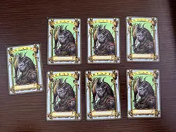 7x Signed Mtg Beast Token Card RK Post - Image 1