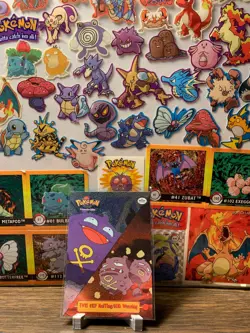 Pokemon Topps TV13 #109 Koffing/#110 Weezing Textured Holo Foil Card Rare - Image 1