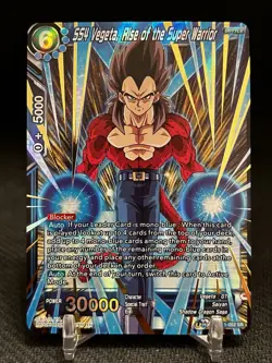 SS4 Vegeta, Rise Of The Super Warrior BT11-052 SR Dragon Ball Super Card Game - Image 1
