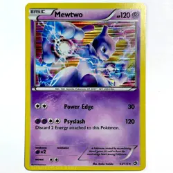 Pokemon TCG Mewtwo B&W Legendary Treasures 53/113 Holo Rare Card Played LP - Image 1
