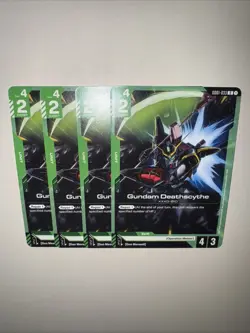 GD01-033 Gundam Deathscythe X4 Playset Gundam TCG CCG English Card Game - Image 5