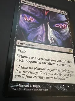 Magic :The Gathering, Dictate of Erebos. Journey into Nyx. Regular (Non Foil) LP - Image 3