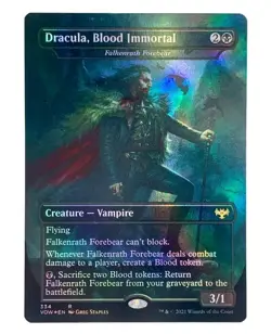 MTG | Dracula, Blood Immortal / Falkenrath Forebear #334 | VOW | Foil | NM | EN - Image 1
