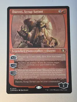 Daretti, Scrap Savant (Foil Etched) Commander Masters Foil - Image 1