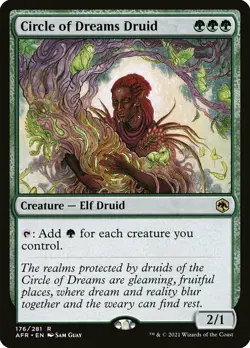 Circle of Dreams Druid / Druide - FORGOTTEN REALMS - englisch (nm +) **Elf** - Image 1