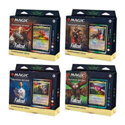 Fallout Magic The Gathering Commander Decks Bundle All 4 Multiplayer Sets - Image 1