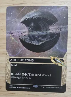 Ancient Tomb 0001 Borderless Regular Edge of Eternities Magic the Gathering - Image 1