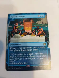 Forced Fruition, Wilds of Eldraine Enchanting Tales, MTG WOE NM/M - Image 1