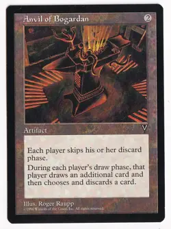 MtG-Anvil of Bogardan Visions Regular-NM-Vintage Magic the Gathering - Image 1